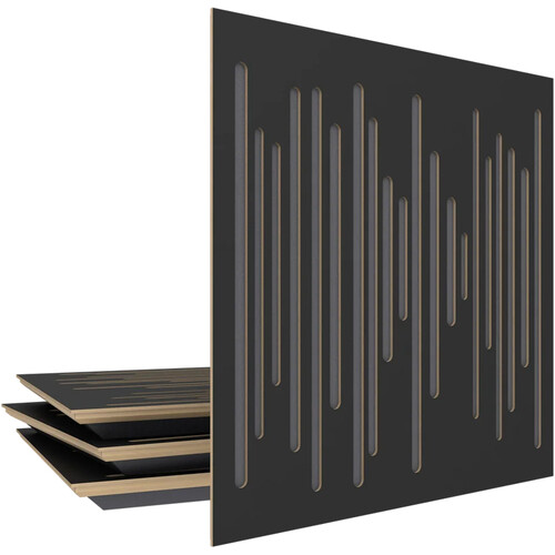 Vicoustic Wavewood Ultra Lite Acoustic Panel (Matte White, 4-Pack)