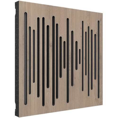 Vicoustic Wavewood Diffuser Ultra MKII Acoustic Panel (Brown Oak, 3-Pack)
