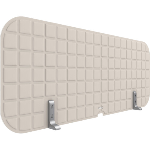 Vicoustic VicOffice Desk Top Acoustic Desk Divider (53.7 x 21.2", Light Gray)