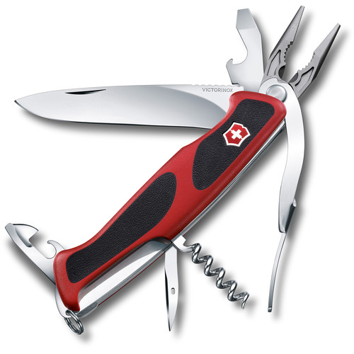 Victorinox RangerGrip 74 Pocket Knife (Red/Black)