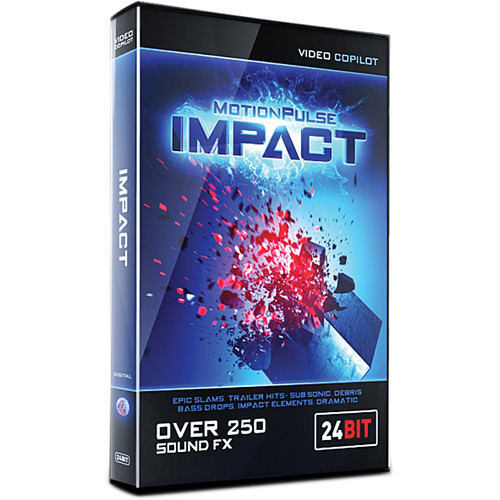 Video Copilot MotionPulse Impact Pack - Impacts, Hits and Crashes Sound Effects (Download)