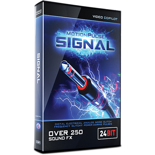Video Copilot MotionPulse Signal Pack - Electrical Disturbance and Audio Distortion Sound Effects (Download)