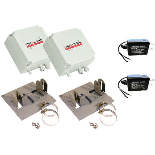 VideoComm Technologies TXO-2409XT 2.4 GHz Digital FHSS All-Weather Wireless 9-Channel Digital Video Transmitter