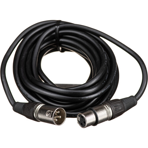 Vidpro XLR Audio Cable with Male to Female Connectors (20')