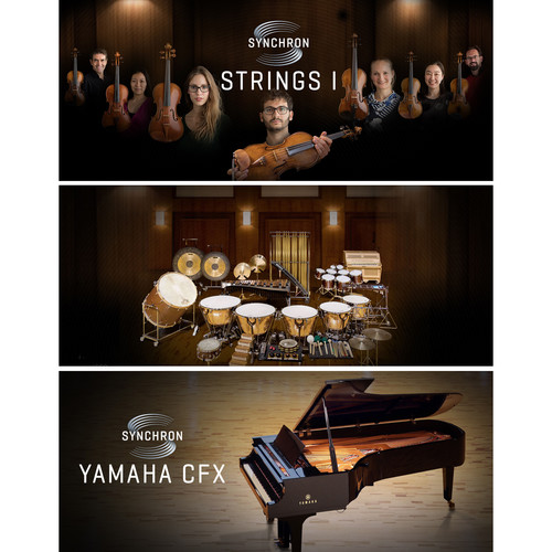 Vienna Symphonic Library Synchron Package Full Version - Virtual Instrument with Strings, Piano & Percussion (Retail, Download)