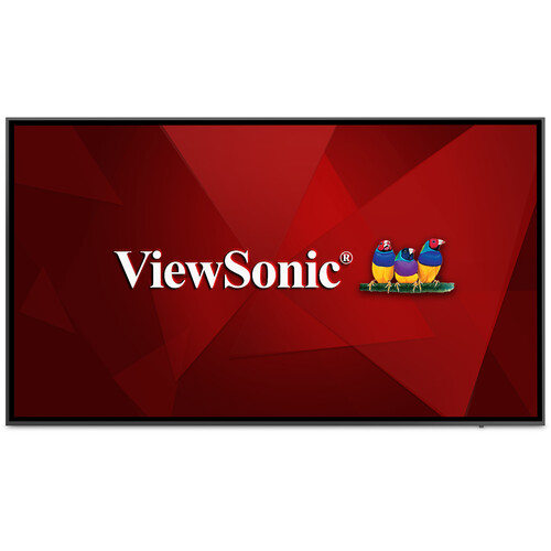 ViewSonic CDE8620-W 86" Class 4K UHD Digital Signage and Conference Room LED Display