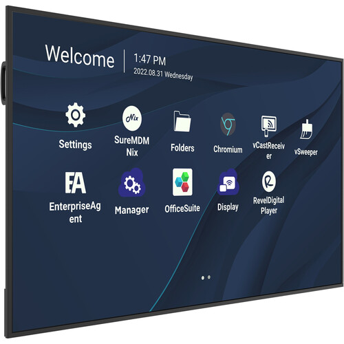 ViewSonic CDE8630-MTR 86" 4K Digital Display Conferencing System