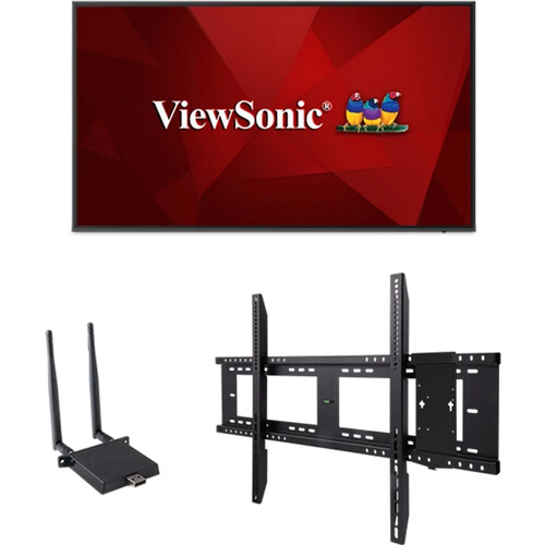 ViewSonic 98" 4K Wireless Presentation Display Bundle with Wall Mount