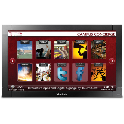 ViewSonic CDP4635-T 46" Full HD Touch Commercial Display with Intel OPS