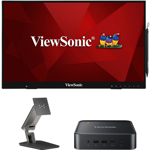 ViewSonic myPodium ID2456-C2 24" Full HD Interactive Pen Display with Chromebox & Podium Stand