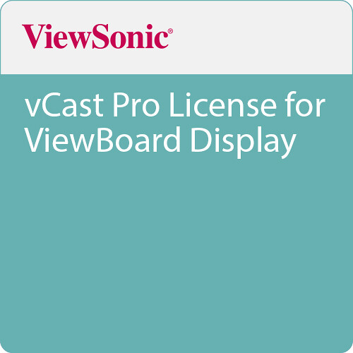 ViewSonic vCast Pro License for ViewBoard Display