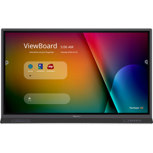ViewSonic ViewBoard IFP6552-2ED 65" UHD 4K Touchscreen Commercial Monitor with Android EDLA Certification
