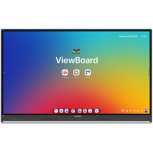 ViewSonic ViewBoard IFP7553-ED-M 75" UHD 4K Touchscreen Commercial Monitor (TAA Compliant)
