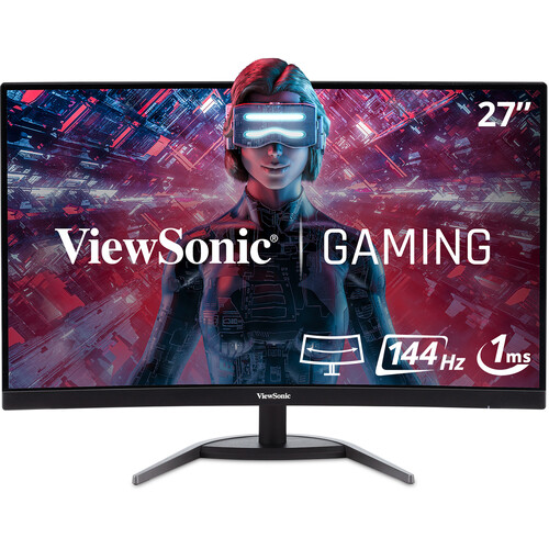 ViewSonic VX2768-2KPC-MHD 27" 16:9 Curved FreeSync 144 Hz VA Gaming Monitor
