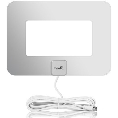 ViewTV VT-9047 Flat Amplified HDTV Antenna (Silver)