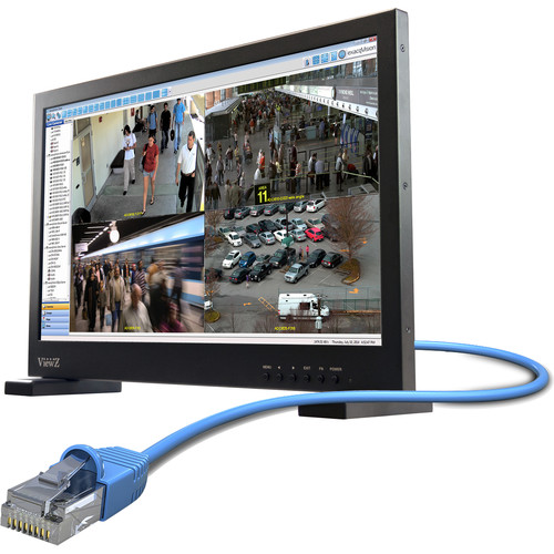 ViewZ 22" IP Call Up 1080p HD LED Monitor Onvif Profile-S (Black)