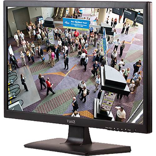 ViewZ 21.5" Full HD 1920x1080 LED Monitor, Hybrid HDMI/VGA, 12 Vdc (Black)