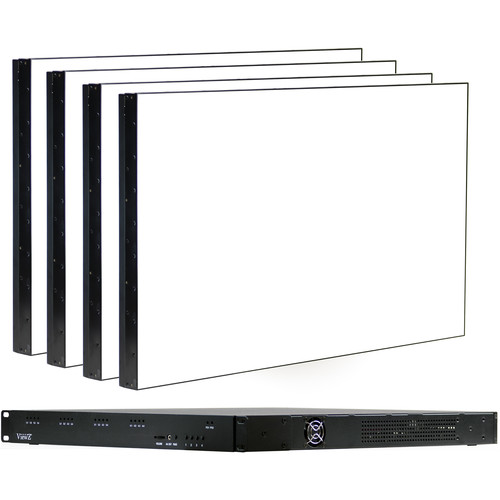 ViewZ 55" Video Wall 2x2 / 8-Inputs Multi-Viewer Configuration