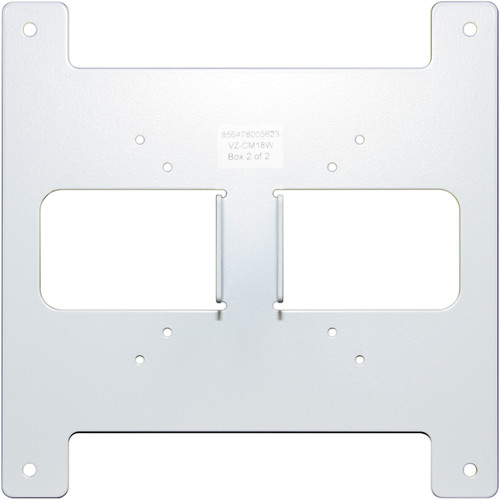 ViewZ VZ-CM18 Telescopic Ceiling Mount with 6 to 18' Extension for 23 to 32" Flat Panel Monitors (White)
