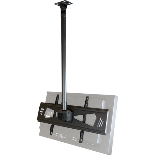 ViewZ Ceiling Mount Kit for 37 to 70" CCTV & Video Wall Monitors (35.4" Rod)
