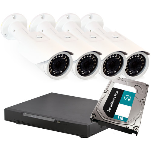 ViewZ VZ-HD4VB 2.1MP Full HD Varifocal Bullet 1TB DVR Camera Kit