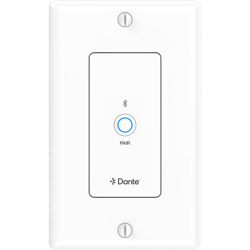 VigilLink 2-Channel Bluetooth to Dante Converter Wall Plate