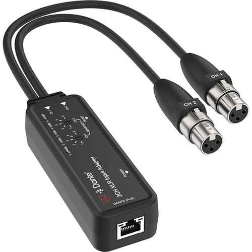 VigilLink 2CH Dante XLR Input Adapter