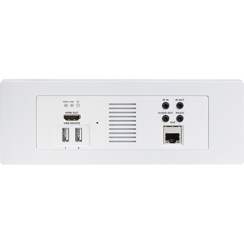 VigilLink SDVoE Wall Plate AV Receiver with HDMI/USB-A/10G Ethernet (EU Version)