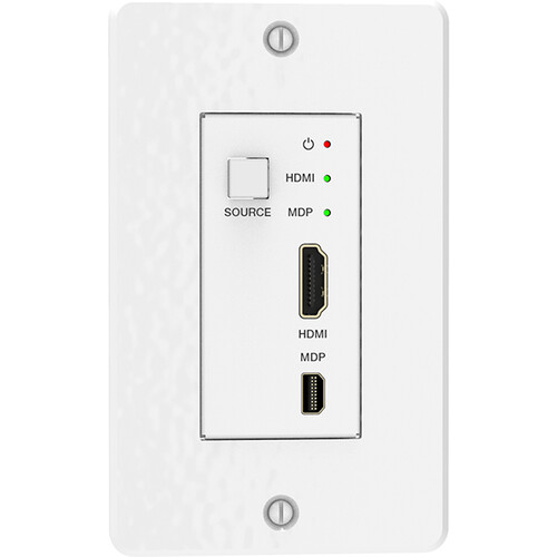 VigilLink 2x1 Wall Plate TX/RX Set with Auto-Switching & Mini DP/HDMI 2.0 (18 Gb/s)