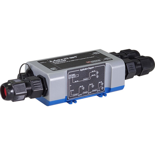 Vigitron MaxiiNet Vi3003WP 3-Port Gigabit PoE Type 3 Compliant Drop and Insert Unmanaged Outdoor Switch
