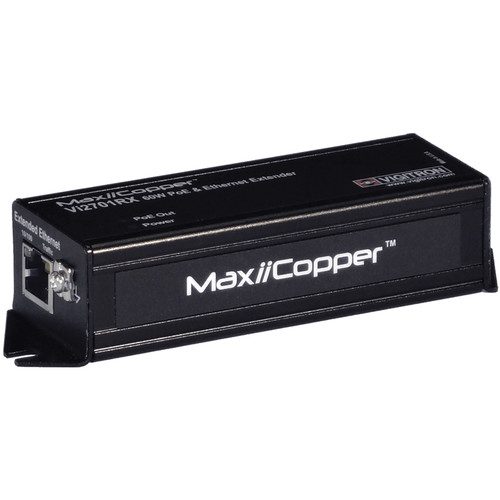 Vigitron MaxiiCopper Vi2700RX Ethernet and 60W PoE++ Extender Local Unit