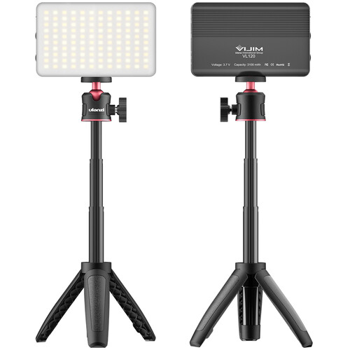 VIJIM VL120 Mini LED Camera Light - Bi-Color 3200K-6500K With 6 Color Filters & 3100mAh Battery