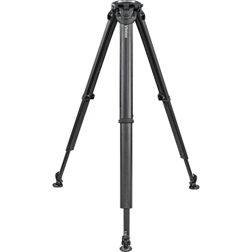 Vinten flowtech 100 Carbon Fiber Tripod with Rubber Feet