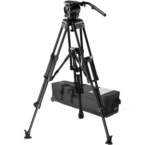 Vinten 3880-3 Aluminum EFP Tripod System with Versine 240 Fluid Head and Mid-Level Spreader