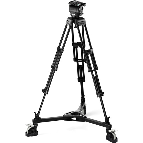 Vinten 3880-3 Aluminum EFP Tripod System with Versine 240 Fluid Head and Dolly