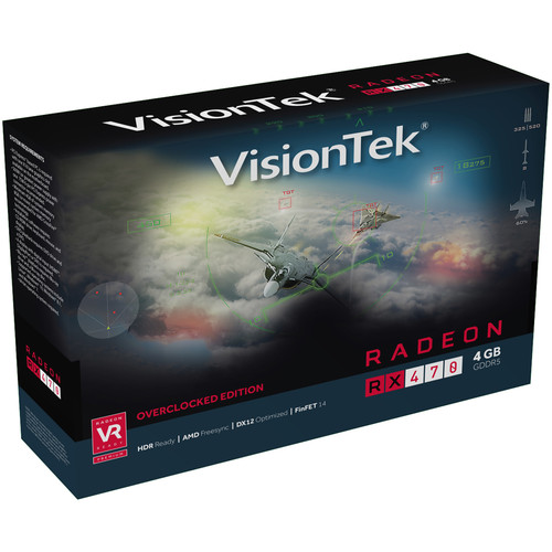 VisionTek Radeon RX 470 Overclocked Edition Graphics Card