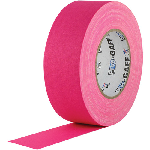 Visual Departures Gaffer Tape (Fluorescent Pink, 2" x 50 Yards)