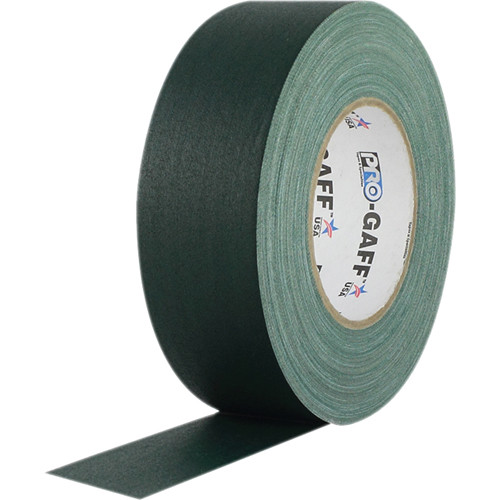 Visual Departures Gaffer Tape (2" x 55 Yards, Green)