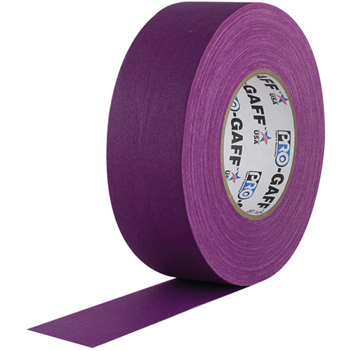 Visual Departures Gaffer Tape (2" x 55 Yards, Purple)