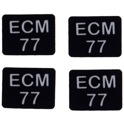 Viviana Lav Mic Patch for 8NP Bag and Sony ECM-77 (Black, 4-Pack)