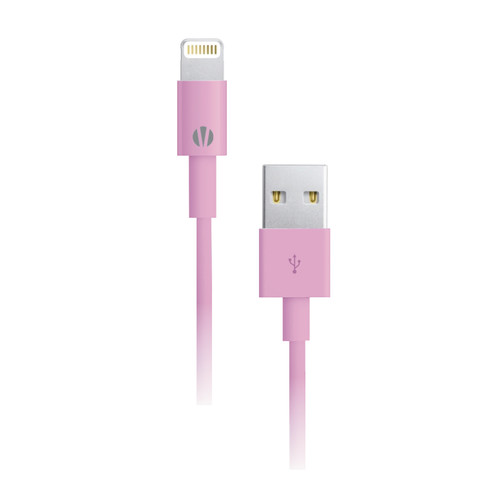 Vivitar 3' Lightning Connector to USB Cable (Pink)
