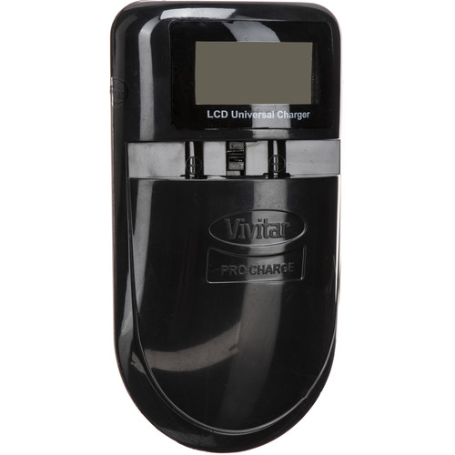 Vivitar Universal AC/DC Battery & USB Charger (Black)