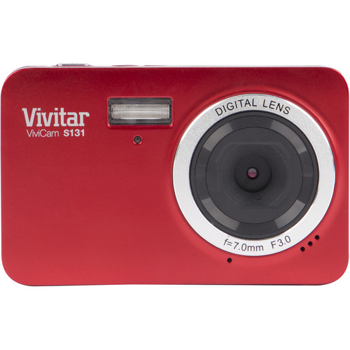 Vivitar ViviCam S131 Digital Camera (Red) VS131-RED B&H Photo
