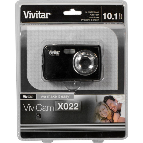 Vivitar ViviCam X022v2 Digital Camera (Black)