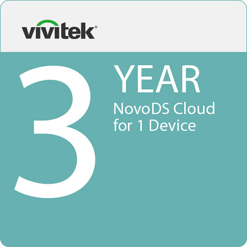 Vivitek NovoDS Cloud for One Device (3-Year Subscription)