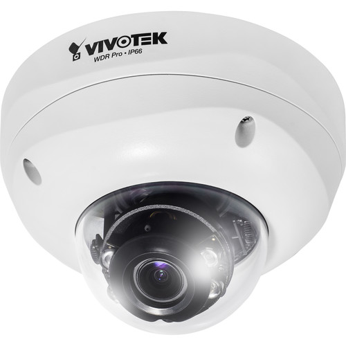 Vivotek FD8365HV 2 Vandal Resistant Weatherproof Fixed Dome Network Camera with 3 to 10mm Varifocal Lens