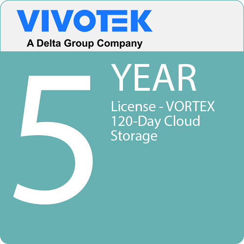 Vivotek VORTEX 120-Day Cloud Storage 5-Year License