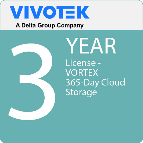 Vivotek VORTEX 365-Day Cloud Storage 3-Year License