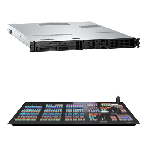 Vizrt TriCaster Vizion 1 RU with Flex Dual Control Panel (1-Year Standard Support, 3-Year Viz Flowics)