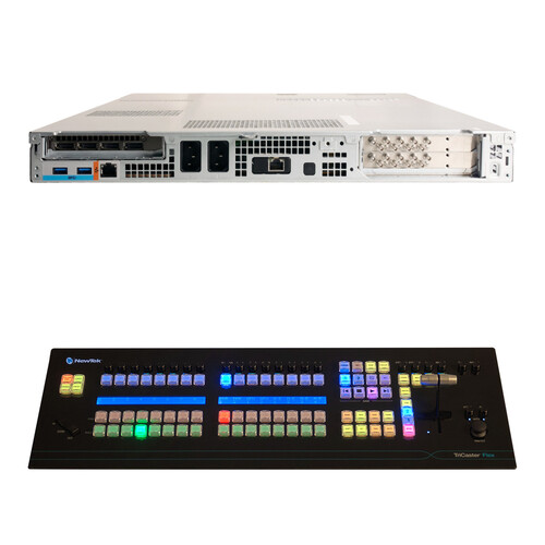 Vizrt TriCaster Vizion 1 RU with 16 SDI I/O and Flex Control Panel Kit